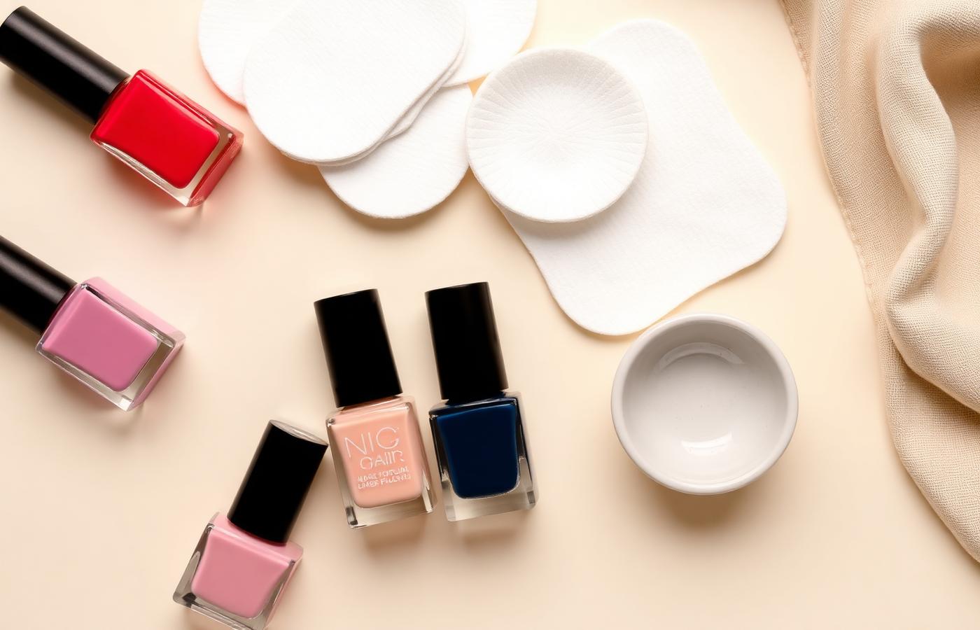 Nail studio flatlay